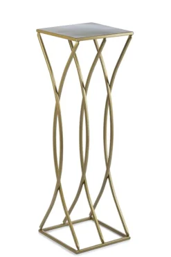 New Modernt blomsterställ, guld, 75 cm Krukor & Växtbehållare