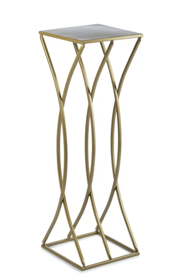 New Modernt blomsterställ, guld, 75 cm Krukor & Växtbehållare
