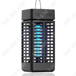 Myggavvisande lampa - TD® - LED - Svart - Elektrisk stöt - Ultrasound
