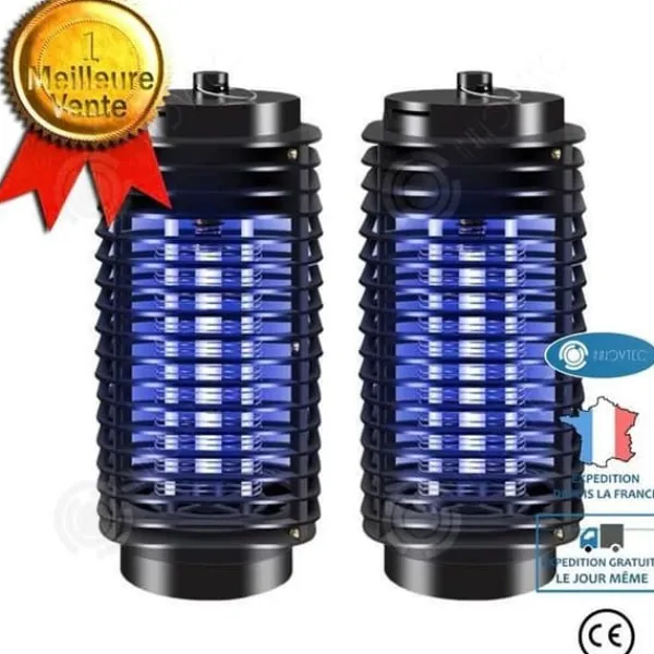 Sale Myggfälla - INN® - 2ST - Icke giftigt skydd - Effektiv mot myggor och flugor - 3W Insektsmedel & Djuravvisande Medel