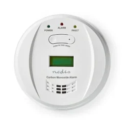Online Nedis Kolmonoxid Alarm | Batteridriven | Batterilängd upp till: 5 år | Med paus knapp | Med testknapp | 85 dB | Vit Rök- & Koloxiddetektorer