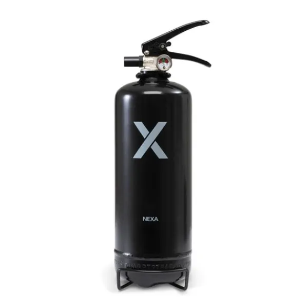 Outlet Nexa brandsläckare, 2 Kg ABC-pulver (Svart) Brandsläckare
