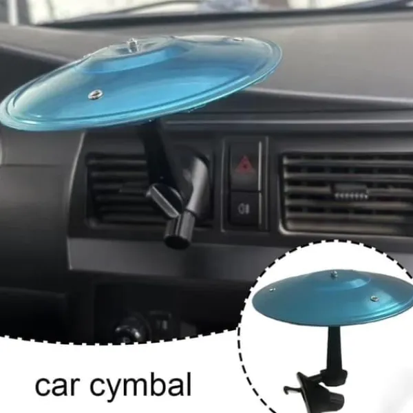 Outlet OBOSOE Bildekoration med Cymbal – Bilens Luftventil Dekoration som Skapar Roliga Ljud För Fåglar & Småvilt
