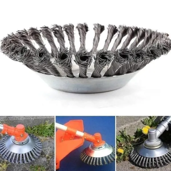 Online OBOSOE Ogräsborste för Grästrimmer – Universalt Trimmerhuvud för Effektiv Rengöring Trädgårdsmaskiner