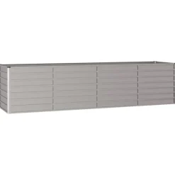 Hot Odlingslåda rostig 320x80x77 cm rosttrögt stål Planteringsbänkar