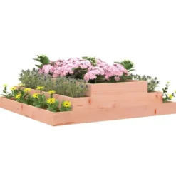 vidaXL Odlingslåda 110x110x27 cm massiv douglas