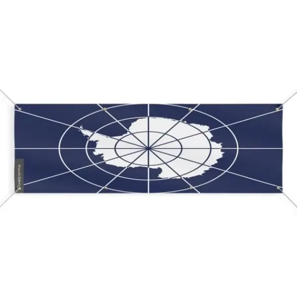 Officiell antarktisk flaggbanner 8 öljetter 130x390 cm Flaggor & Vindstrutar