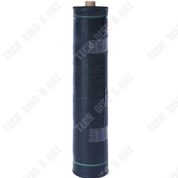 Best Ogräsbekämpningsmatta - TECH DISCOUNT - 1.2x50M - Svart polypropen - Miljövänlig - Hållbar Markduk & Fiberduk