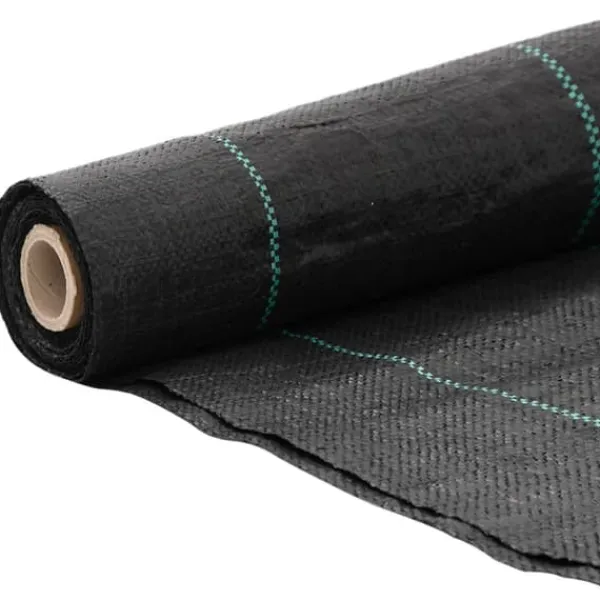 Ogräsmatta för effektiv ogräskontroll - UV-stabiliserad | Färg: Svart | Storlek: 4x5 m Markduk & Fiberduk