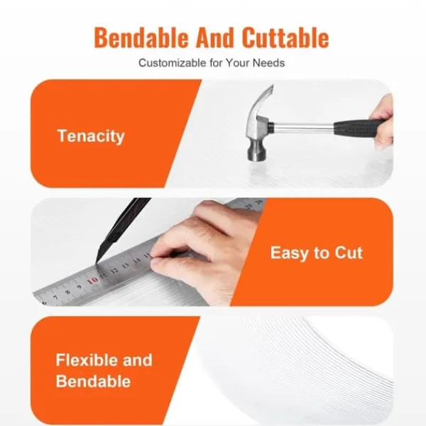 Sale 24-pack polykarbonat växthuspaneler 2' x 4' x 0,16'', hållbar takplåt, energieffektivitet, enkel installation för växthus och trädgårdsprojekt Växthus