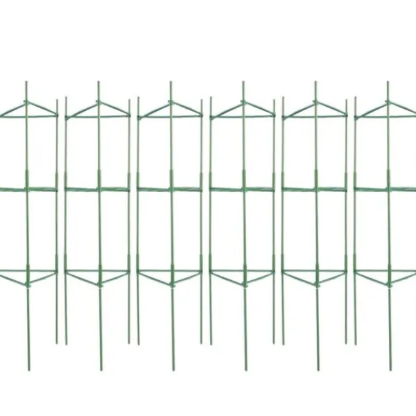 6-pack tomatburar, 48" stödbur för tomatplantor, hållbar trädgårdslösning, lätt att installera