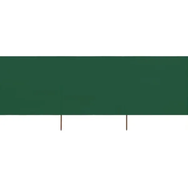 Hot 3-panelers vindskydd i högkvalitativt tyg | Färg: Grön | Storlek: 400x160 cm Vinddekoration