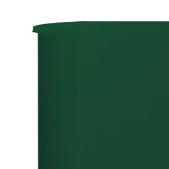 Hot 3-panelers vindskydd i högkvalitativt tyg | Färg: Grön | Storlek: 400x160 cm Vinddekoration