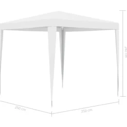 Partytält & paviljoner - Living Partytält 2,5x2,5 m vit