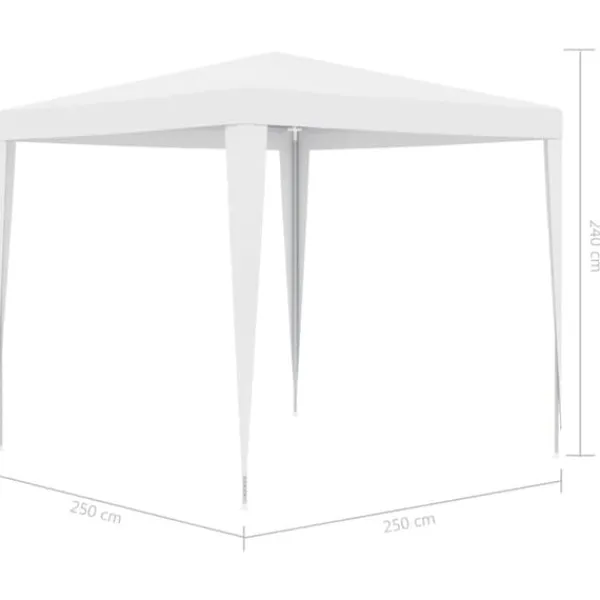 Partytält & paviljoner - Living Partytält 2,5x2,5 m vit