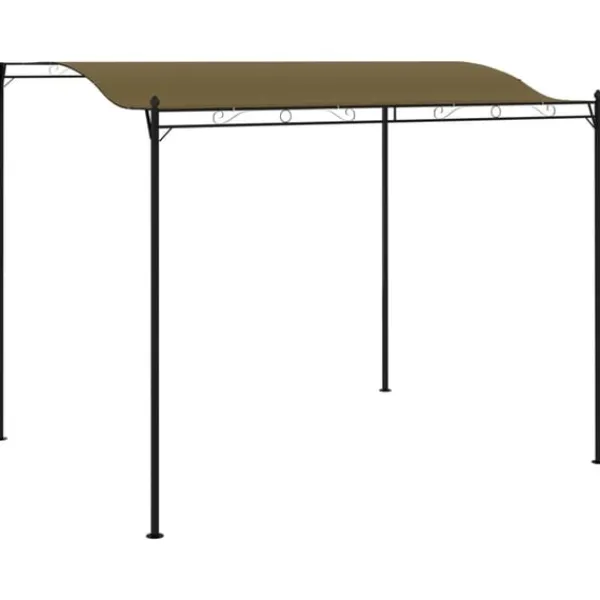 Best Paviljong 3x2,4 m taupe 180 g/m² Tält & Lusthus