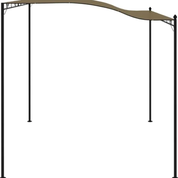 Best Paviljong 3x2,4 m taupe 180 g/m² Tält & Lusthus