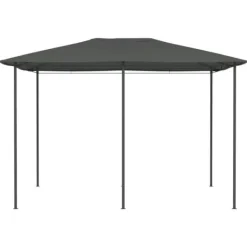 vidaXL Paviljong 3x4x2,6 m antracit 160 g/m²