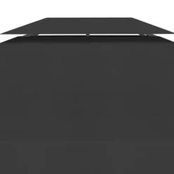 Paviljongtak med ventilering 310 g/m² 4x3 m svart - Paviljong - Paviljonger - Home & Living