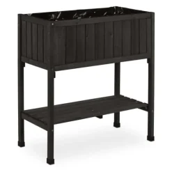 Outlet Planteringslåda, upphöjd, granträ, 80x74x38 cm Planteringsbänkar