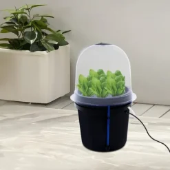 Clearance Plantlåda, 12-24 VDC spänningsområde, max 3 A ström, timercykel 60 min PÅ/30 min AV, produktstorlek 27x27x29 cm, vikt 1,32 kg Kit För Växt- & Örtplantering