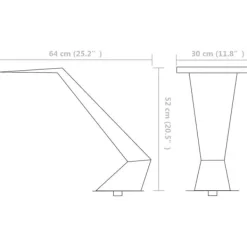 Poolfontän i rostfritt stål - Dekorativ poolaccessoar | Färg: Silver | Storlek: 64x30x52 cm