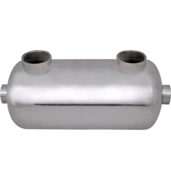 vidaXL Poolvärmeväxlare 355 X 134 Mm 40 Kw