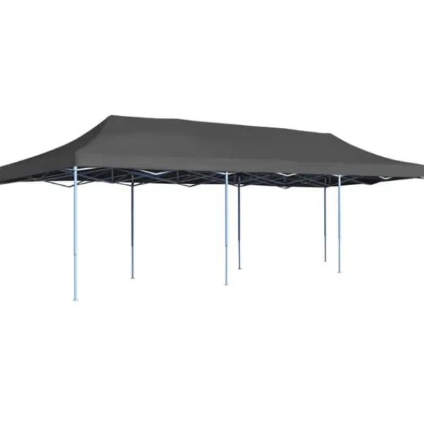 vidaXL Pop-Up hopfällbart partytält 3x9 m antracit