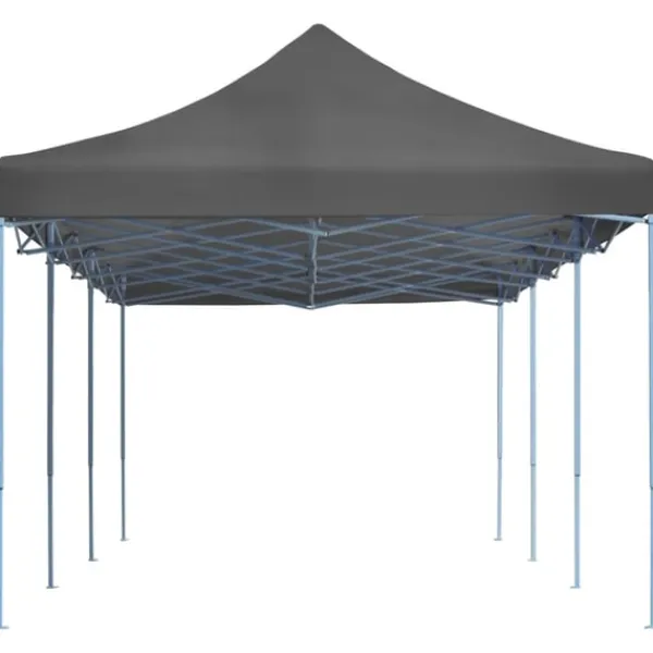 vidaXL Pop-Up hopfällbart partytält 3x9 m antracit