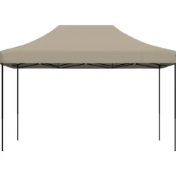 Pop-Up hopfällbart partytält 410x279x315 cm taupe Tält & Lusthus
