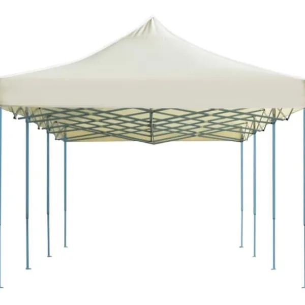 Pop-Up hopfällbart partytält gräddvit 3x9 m - Partytält - Festtält - Home & Living