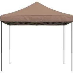 New Pop-Up hopfällbart partytält 292x292x315 cm brun Tält & Lusthus