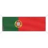Portugal flagga banner 8 öljetter 200x600 cm Flaggor & Vindstrutar