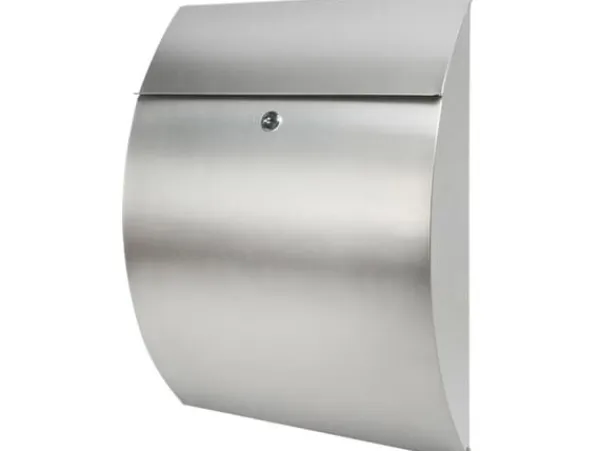 Postbox Burg Wächter RIVIERA 3835 NI Silver Rostfritt stål Nyckellås