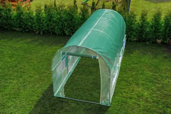 Viking Choice Professionell 450x200x200cm Växthus Tunnel för Hängivna Odlare - Hållbar Galvaniserad Stålram, UV-Resistent Täckning, Enkel Montering
