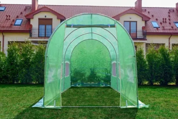 Viking Choice Professionell 450x200x200cm Växthus Tunnel för Hängivna Odlare - Hållbar Galvaniserad Stålram, UV-Resistent Täckning, Enkel Montering