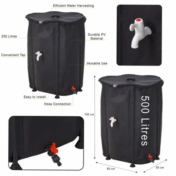 Rainbarrel kit Lifetime dw9200220 80 x 100 cm 500 L