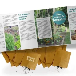 Rädisa och Nasturtium - Box med 52 paket frön att så