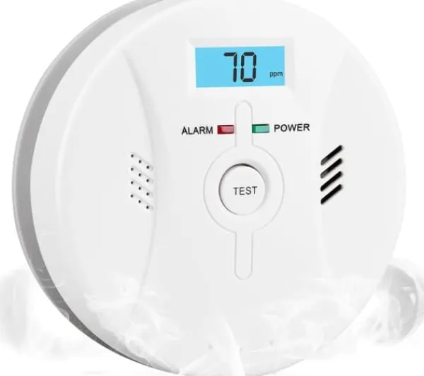Rook- & CO-melder – 2-in-1 – Batterij – LCD – Alarm 85dB – CDR-803