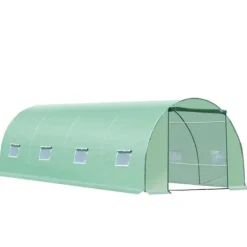 Online Rootz Folie Växthus - Tomat Växthus - Tunnel Kall Ram - Växthus - Tomat Folie Växthus - Grön - 590 X 300 X 200 CM Växthus