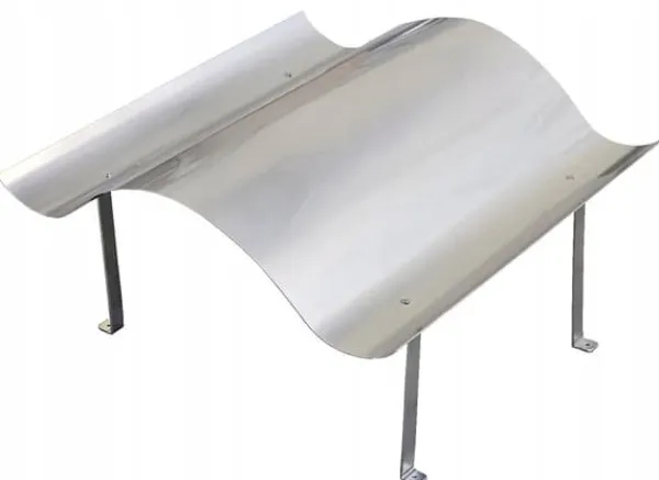 Rostfri skorstenslock för NAPOLEON skorsten 40 x 80 cm