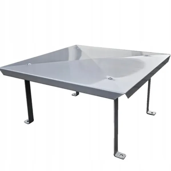 New Rostfritt stålkuvert skorstenslock 40 x 110 cm skorstenslock Tillbehör Till Vedeldade Kaminer & Öppna Spisar