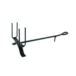 Rotationsbrödrost - EL ZORRO - 16x36mm - Svart stål - Idealisk för spisar