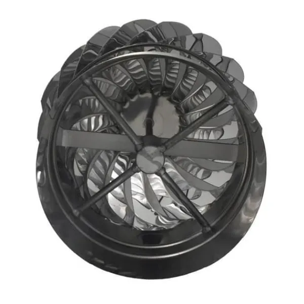 New Roterande vindrökavskiljare i AISI304 rostfritt stål, rund bas, skorstenslock (Ø 120 cm) Tillbehör Till Vedeldade Kaminer & Öppna Spisar