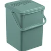 Rotho Bio 9L komposthink med kolfilter - Mörkgrön
