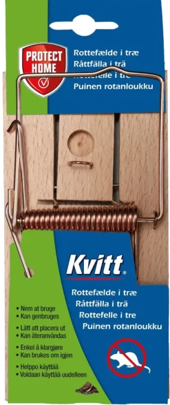 Råttfälla av trä