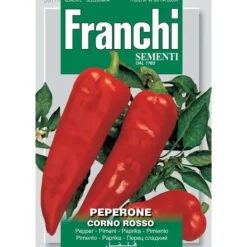 Online SEMI PEPERONE CORNO ROSSO DOPPIA BUSTA FRANCHI SEMENTI Fröer & Lökar