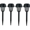 Set med 4 solcellsmyggdödarlampor för trädgård, gräsmatta, soldriven LED-lampa, insektsmedel (4 lampor[H2184]