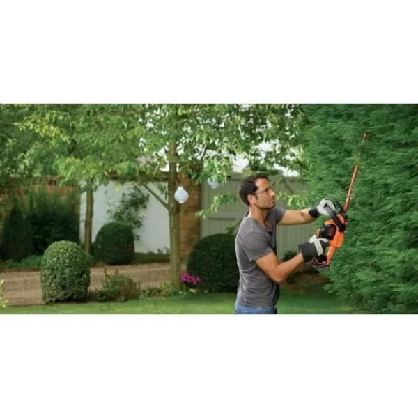Sladdlös elektrisk häcksax - BLACK&DECKER - GTC18452PCB-XJ - 18V - 45cm blad - Utan batteri