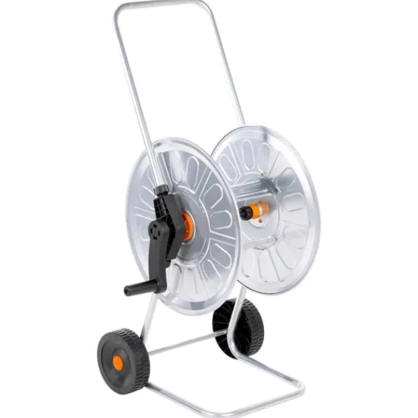 vidaXL Slangvinda väggmonterad för 60 m 1/2" stålslang